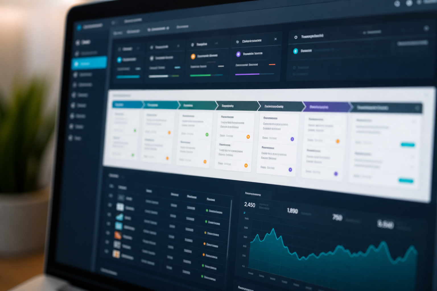 Dashboard i poslovni procesi u web aplikaciji